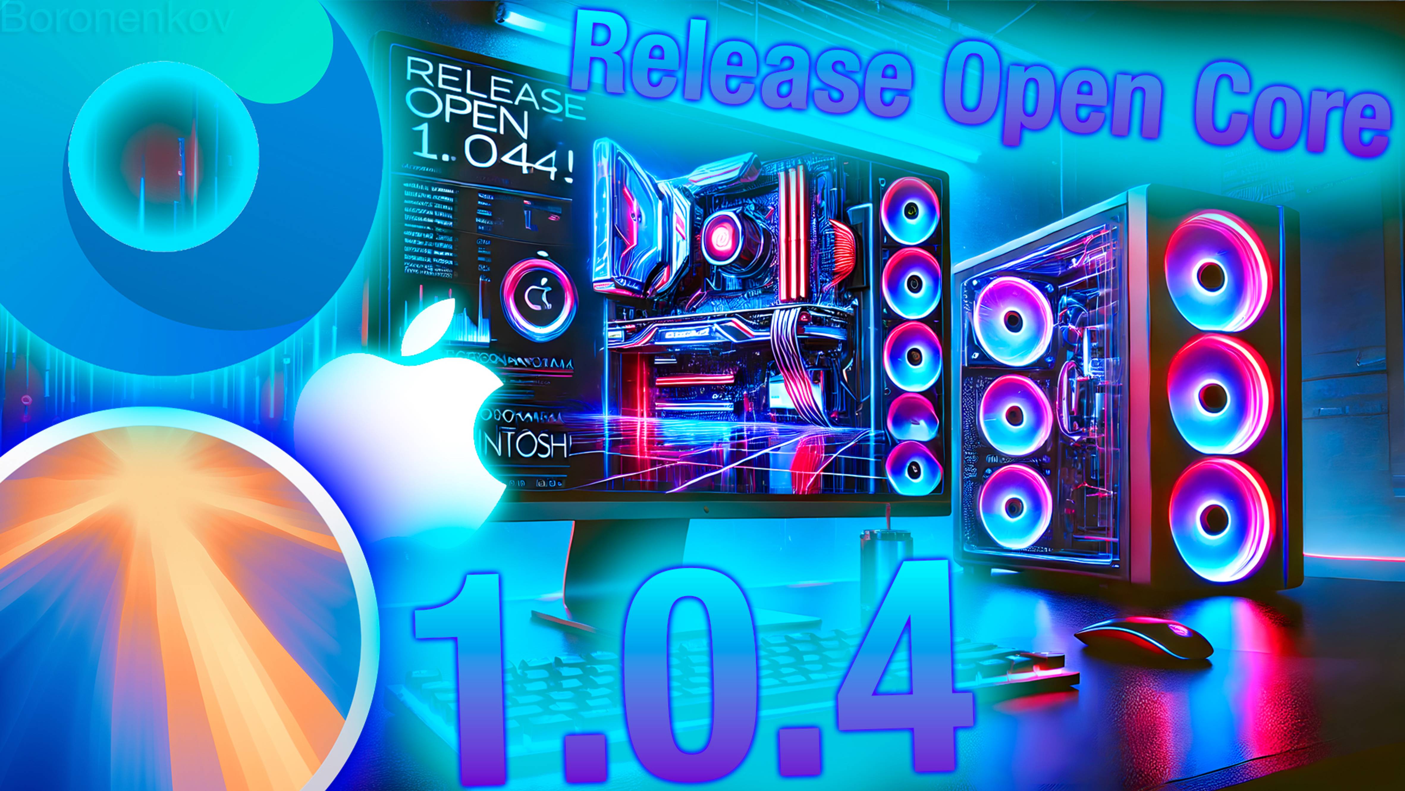 RELEASE OPEN CORE 1.0.4! ПРОФЕССИОНАЛЬНАЯ НАСТРОЙКА! HACKINTOSH - ALEXEY BORONENKOV | 4K