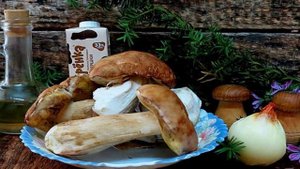 Соус из белых грибов и сливок