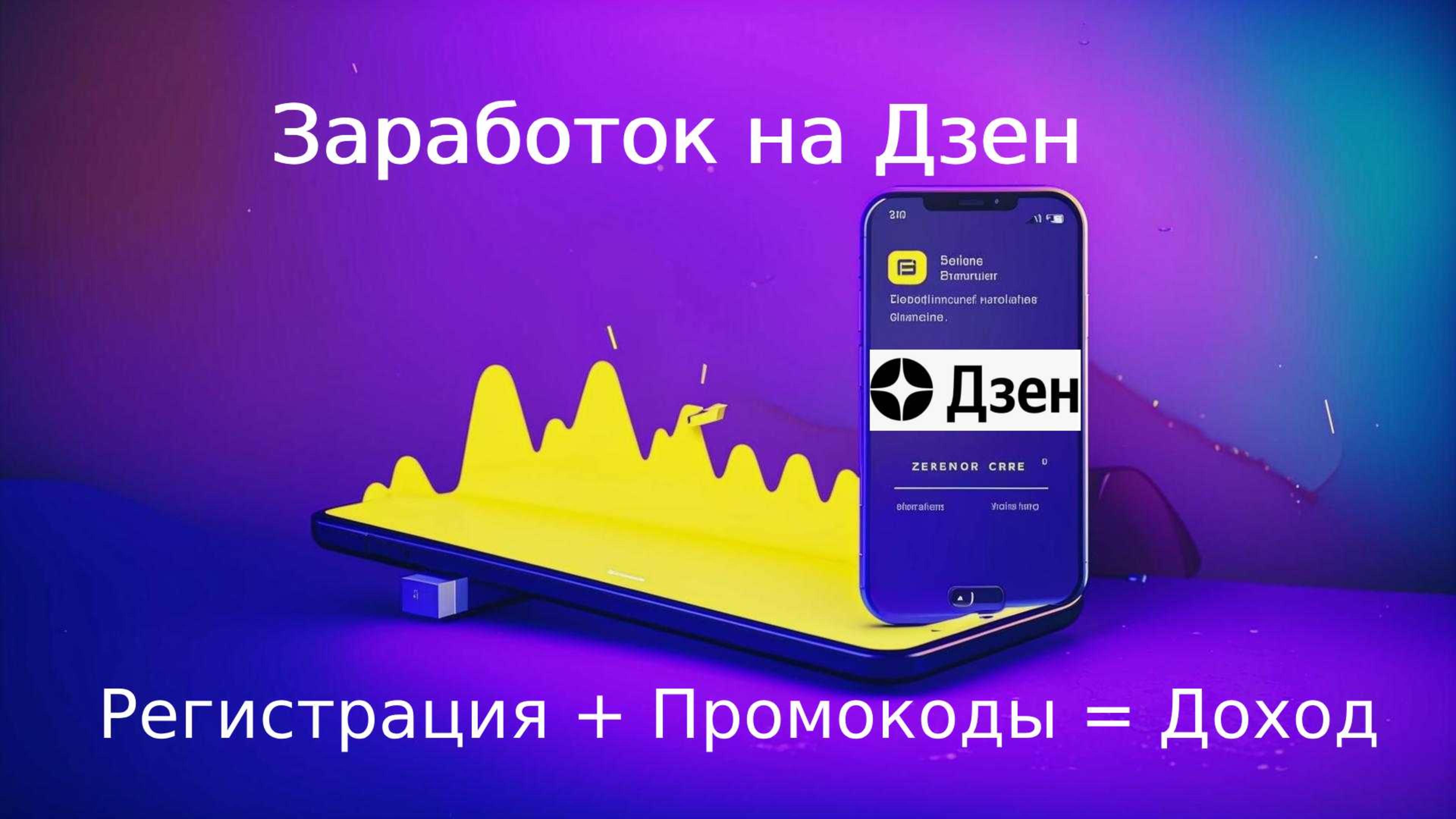 Как зарегистрироваться на Дзен и начать зарабатывать на промокодах