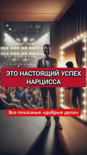 ФАЛЬШИВЫЕ ДОБРЫЕ ДЕЛА НАРЦИССА - ЗАЧЕМ ОНИ НУЖНЫ? #нарциссизм #нрл