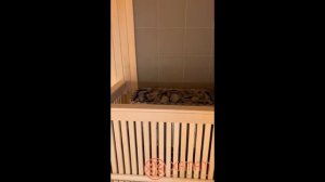 Отделка SPA-комплекса в Сибирском центре Фехтования - видеообзор финской сауны #hamamnsk #хамамнск