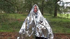 Make a Poncho from an Emergency Survival Blanket- Right and Wrong Way