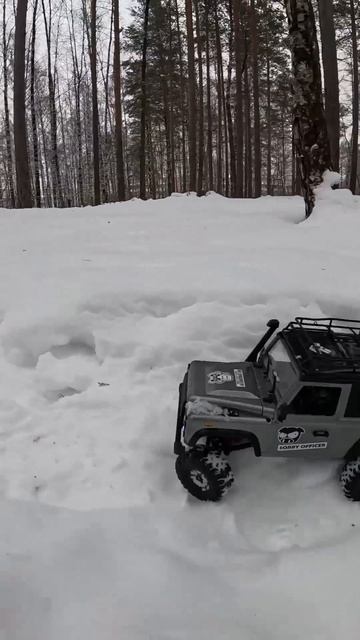 Defender по снежному бездорожью. смотреть онлайн