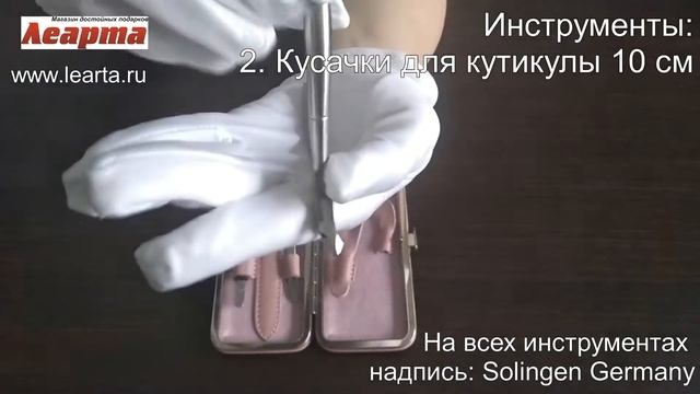 Маникюрный набор GD Solingen 1552ROS смотреть онлайн