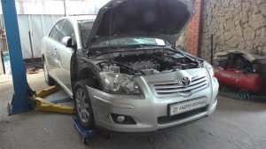 Ремонт передней подвески после ДТП на Toyota Avensis 2,0 Тойота Авенсис 2007 года  1часть