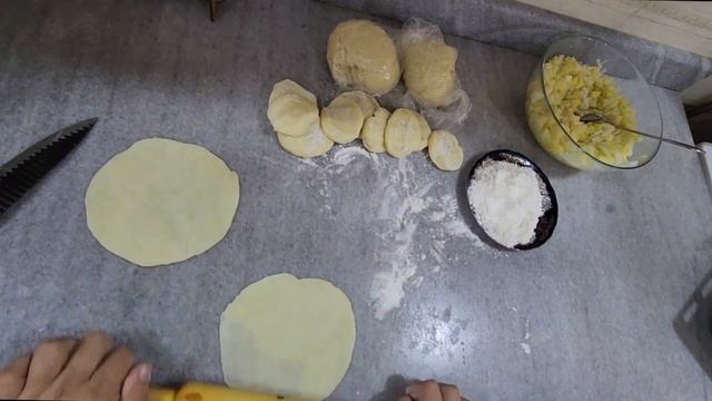 Картошкали сомса. Жудаям мазали сомса