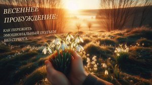 Весеннее пробуждение: как пережить эмоциональный подъем без стресса