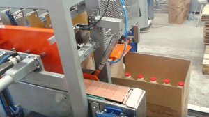 Автомат упаковщик в формируемые короба 0.9- 1литр