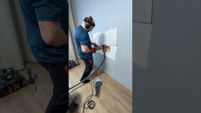 Электрика  Перенос розеток. Шумные работы от и до