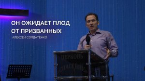 Воскресное собрание 16.02 | Алексей Солдатенко | Он ожидает плод от избранных