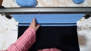 Вязание на аппарате Меда (аналог Буковины). Джемпер начало.