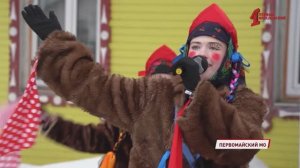 Студенты Ярославского колледжа культуры провели в поселке Пречистое «Живописную Масленицу»