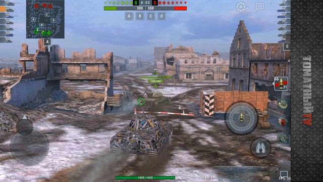 Panther 8.8 WoT Blitz смотреть онлайн