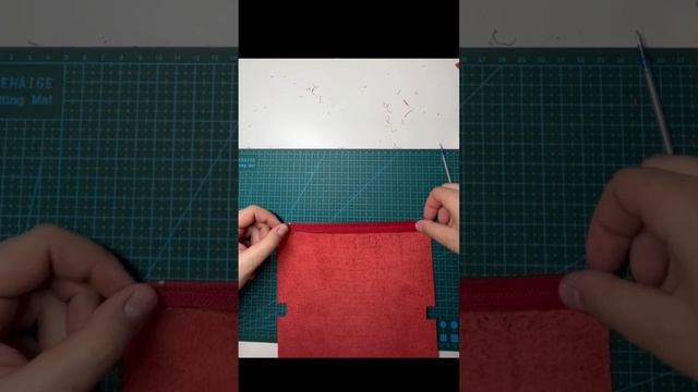 Изготовление косметички из натуральной кожи на заказ!#натуральнаякожа#аксессуары #ручная_работа смотреть онлайн