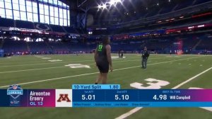 FULL Offensive Lineman 40-Yard Dash | 2025 NFL Combine