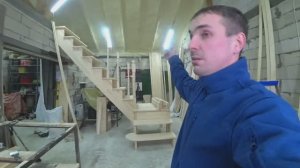 Изготовление и покраска деревянной лестницы в г.Пермь