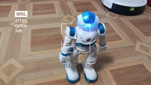 Робот на пульте управления
Космобот