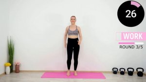 🔥5000 STEPS TABATA WORKOUT🔥FAST WALKING for WEIGHT LOSS🔥KNEE FRIENDLY🔥NO JUMPING🔥FAT BURNING C