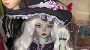 Bjd doll рекаст от Лигуя. Кукла бжд милая ведьмочка с озон Китай.