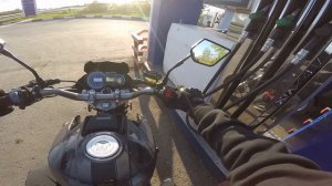 СЪЕЗДИЛ НА ЗАПРАВКУ НА МОТОЦИКЛЕ!! ЗАПРАВИЛ ПОЛНЫЙ БАК!!  regulmoto raptor 250 new