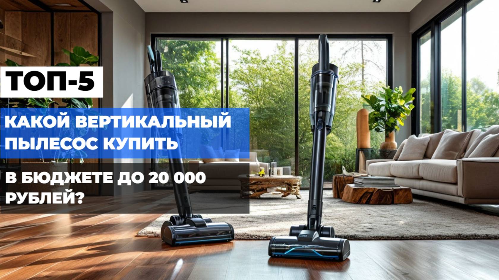 Какой вертикальный пылесос до 20 000₽ купить? Обзор 5 мощных и удобных вариантов 🔋🧹