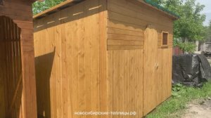 Дачная бытовка 3х2м - видео демонстрация. Новосибирск.
