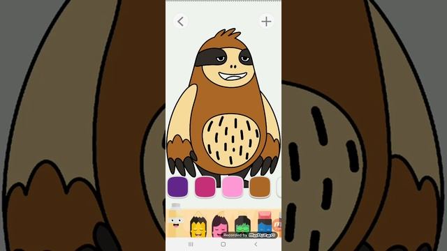 Увлекательная раскраска. Ленивец. смотреть онлайн