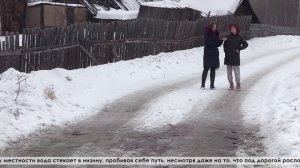 Жители улицы Заречной в микрорайоне Сортировка каждый год буквально утопают в талой воде