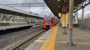 ЭС2Г -113 «Ласточка» (с автоведением). Станция МЦК Хорошёво