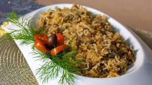 ПОСТ! Рис с чечевицей - вкусно и полезно / Знаменитая Маджадра!