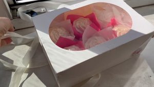 Капкейки с белым кремом