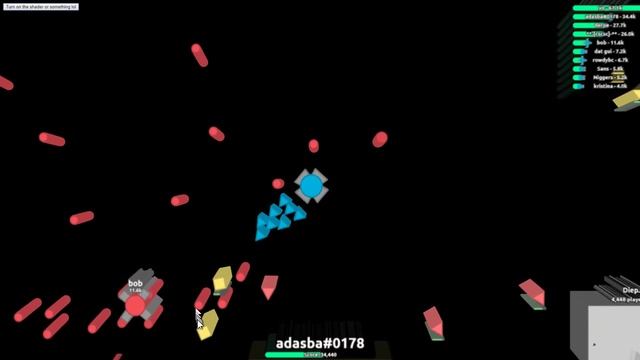 Diep.io with 3D Perspective смотреть онлайн