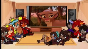 Night pride, Kion, his parents and sister react to "of the same pride"