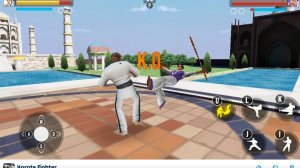 Боец каратэ