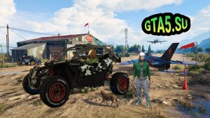 Оскар Гусман снова летает в GTA Online вместе с конем на аэродроме ГТА 5 ПК