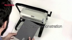 How To Use Comb Binding Machine