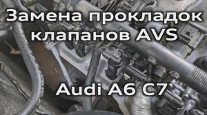 Audi A6 C7 Замена прокладок клапанов AVS (Audi Valvelift System) 2.0 TFSI