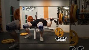Жим лёжа. Четвернин Андрей. 95 кг.