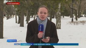 Ураганный ветер на Ставрополье сбивает с ног