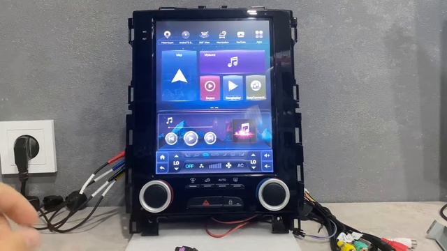 Магнитола в стиле Tesla (Тесла) для Renault Koleos 2017-2019 смотреть онлайн