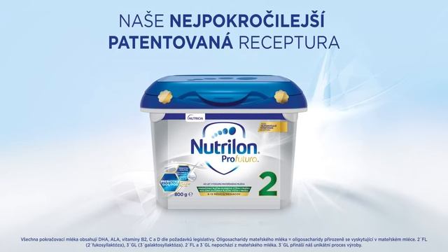 NUTRILON 2 PROFUTURA s naší nejpokročilejší patentovanou recepturou