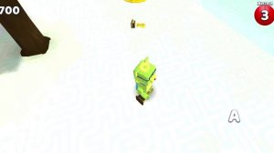 Super Bear Adventure Пол это лава.