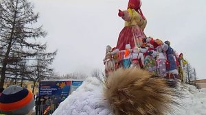 Кульминация праздника, сожжение чучела!