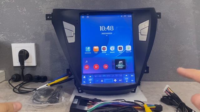 Магнитола в стиле Tesla (Тесла) для Hyundai Elantra смотреть онлайн