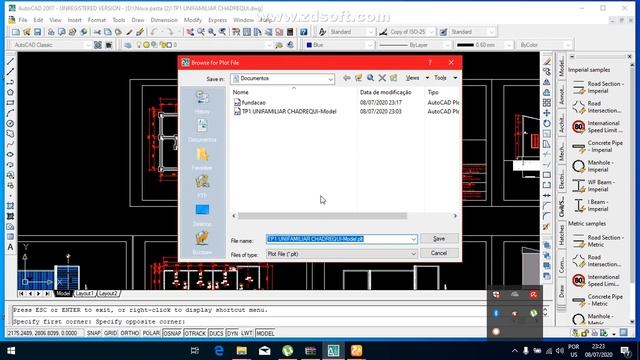 COMO CONVERTER UM PROJECTO no AUTOCAD PARA PDFcoisa nova