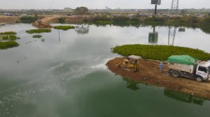 Строительство, дороги через озеро