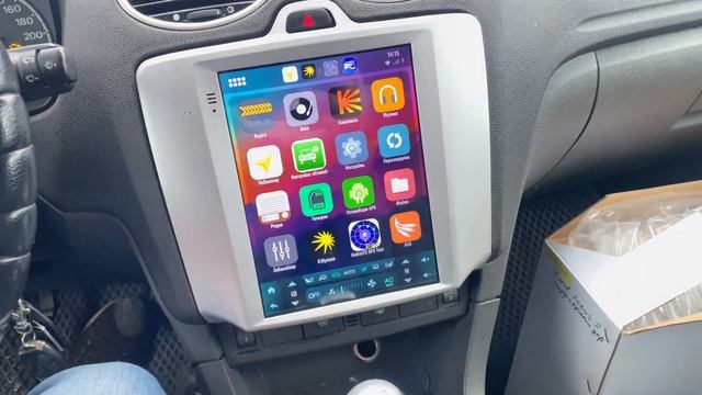 Магнитола Tesla (Тесла) на Ford Focus 2 (2005 - 2011) с кондиционером #megazvuk смотреть онлайн