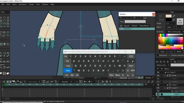 MOHO PRO 14 : Create a full-bodied character of JORIS JURGEN (WAKFU) | Beginner Tutorial смотреть онлайн