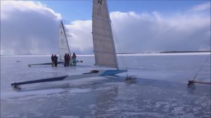 Буера из Санкт - Петербурга на Сямозере в 2020