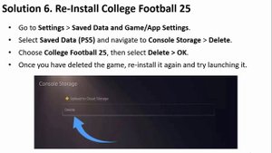 How To Fix Error Code CE-108255-1 In EA Sports College Football 25 on PS5